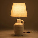 テーブルライト 北欧 おしゃれ 白 ホワイト フロアライト 照明 フロアーライト 陶器 中間スイッチ テーブルランプ ベッドサイド 置き型 ナチュラル カントリー 【納期B】【azm-lht-750】