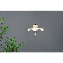 ペンダントライト 照明器具 北欧 1灯 おしゃれ LED対応 陶器 エジソン球付き 天井照明 吊り下げ 花 フラワー 白 ホワイト カフェ かわいい ガーリー インテリア 【納期B】【azm-lht-752】