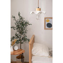 ペンダントライト 照明器具 北欧 1灯 おしゃれ LED対応 陶器 エジソン球付き 天井照明 吊り下げ 花 フラワー 白 ホワイト カフェ かわいい ガーリー インテリア 【納期B】【azm-lht-752】