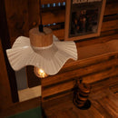 ペンダントライト 照明器具 北欧 1灯 おしゃれ LED対応 陶器 エジソン球付き 天井照明 吊り下げ 花 フラワー 白 ホワイト カフェ かわいい ガーリー インテリア 【納期B】【azm-lht-752】