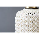 ペンダントライト 照明器具 北欧 1灯 おしゃれ LED対応 陶器 エジソン球付き 天井 吊り下げ 編み込み 韓国風 白 ホワイト カフェ かわいい ガーリー インテリア 【納期B】【azm-lht-753】