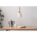 ペンダントライト 照明器具 北欧 1灯 おしゃれ LED対応 陶器 エジソン球付き 天井 吊り下げ 編み込み 韓国風 白 ホワイト カフェ かわいい ガーリー インテリア 【納期B】【azm-lht-753】