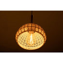 ペンダントライト 照明器具 北欧 1灯 おしゃれ LED対応 陶器 エジソン球付き 天井 吊り下げ 編み込み 韓国風 シェード 白 ホワイト カフェ かわいい インテリア 【納期B】【azm-lht-754】