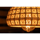 ペンダントライト 照明器具 北欧 1灯 おしゃれ LED対応 陶器 エジソン球付き 天井 吊り下げ 編み込み 韓国風 シェード 白 ホワイト カフェ かわいい インテリア 【納期B】【azm-lht-754】