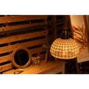 ペンダントライト 照明器具 北欧 1灯 おしゃれ LED対応 陶器 エジソン球付き 天井 吊り下げ 編み込み 韓国風 シェード 白 ホワイト カフェ かわいい インテリア 【納期B】【azm-lht-754】