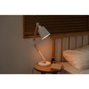 デスクライト おしゃれ LED対応 卓上 照明 ランプ 角度調整 調節 北欧 デザイン pop ポップ インテリア 青 ブルー 白 ホワイト 黄色 イエロー 中間スイッチ 【納期B】【azm-lht-755】