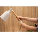 デスクライト おしゃれ LED対応 卓上 照明 ランプ 角度調整 調節 北欧 デザイン pop ポップ インテリア 青 ブルー 白 ホワイト 黄色 イエロー 中間スイッチ 【納期B】【azm-lht-755】