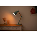 デスクライト おしゃれ LED対応 卓上 照明 ランプ 角度調整 調節 北欧 デザイン pop ポップ インテリア 青 ブルー 白 ホワイト 黄色 イエロー 中間スイッチ 【納期B】【azm-lht-755】