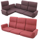 セパレートソファ 変形 三人掛けソファー リクライニング 使いやすい 【納期A】【azm-lss-11】