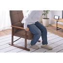 高座椅子 ハイバック リクライニング 高さ調節 背もたれ調整 ひじ掛け 肘つき 座椅子 椅子 チェアー 和室 洋室 【納期A】【azm-lss-35】