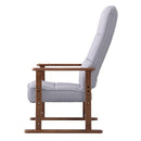 高座椅子 ハイバック リクライニング 高さ調節 背もたれ調整 ひじ掛け 肘つき 座椅子 椅子 チェアー 和室 洋室 【納期A】【azm-lss-35】