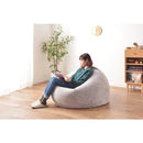 ビースクッション クッション ビーズ マイクロビーズ 大型 特大 サイズ 取っ手付き 座椅子 ソファ フィット感 座る 寝る かわいい 1人暮らし リビング 大きい 【納期A】【azm-lss-802】