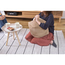 ビーズクッション かわいい スツール 座布団 クッション コーデュロイ おしゃれ キューブ型 フットクッション 枕 発泡ビーズ マイクロビーズ ダブルファスナー 【納期B】【azm-lss-804】