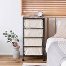 チェスト 4段 キャスター付き 引き出し 収納棚 収納ラック 衣類 雑貨 小物類 ダイニング 玄関 寝室 洗面所 ランドリー シンプル おしゃれ カジュアル 【納期B】【azm-mip-574】