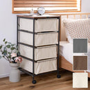 チェスト 4段 キャスター付き 引き出し 収納棚 収納ラック 衣類 雑貨 小物類 ダイニング 玄関 寝室 洗面所 ランドリー シンプル おしゃれ カジュアル 【納期B】【azm-mip-574】