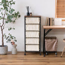 チェスト 5段 キャスター付き 引き出し 収納 棚 ラック 衣類 小物 ダイニング 玄関 寝室 洗面所 ランドリー シンプル おしゃれ カジュアル 収納チェスト 【納期B】【azm-mip-575】