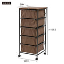 チェスト 5段 キャスター付き 引き出し 収納 棚 ラック 衣類 小物 ダイニング 玄関 寝室 洗面所 ランドリー シンプル おしゃれ カジュアル 収納チェスト 【納期B】【azm-mip-575】