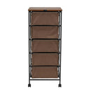 チェスト 5段 キャスター付き 引き出し 収納 棚 ラック 衣類 小物 ダイニング 玄関 寝室 洗面所 ランドリー シンプル おしゃれ カジュアル 収納チェスト 【納期B】【azm-mip-575】