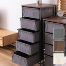 チェスト 5段 キャスター付き 引き出し 収納 棚 ラック 衣類 小物 ダイニング 玄関 寝室 洗面所 ランドリー シンプル おしゃれ カジュアル 収納チェスト 【納期B】【azm-mip-575】