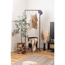 ハンガーラック スリム シンプル スチール製 シャープ 使いやすい 頑丈 フレーム グレー ホワイト 白 ハンガースタンド パイプ 固定脚 インダストリアル コート 【納期B】【azm-mip-64】