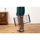 シューズラック スリッパラック マガジンラック 収納 棚 グレー 白 ホワイト 玄関 リビング 折り畳み 折りたたみ スチール コレクションラック ディスプレイ 【納期B】【azm-mip-68】