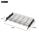 シューズラック スリッパラック マガジンラック 収納 棚 グレー 白 ホワイト 玄関 リビング 折り畳み 折りたたみ スチール コレクションラック ディスプレイ 【納期B】【azm-mip-68】