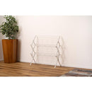 シューズラック スリッパラック マガジンラック 収納 棚 グレー 白 ホワイト 玄関 リビング 折り畳み 折りたたみ スチール コレクションラック ディスプレイ 【納期B】【azm-mip-68】