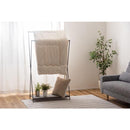 ハンガーラック スリム 2段 シンプル 大容量 スチール製 使いやすい 頑丈 フレーム グレー ホワイト 白 ハンガースタンド 収納スペース 棚 折り畳み 折りたたみ 【納期B】【azm-mip-69】