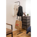 ハンガーラック コートハンガー スリム おしゃれ スタイリッシュ 壁掛け 立て掛け 壁面 リビング 一人暮らし ひとり暮らし ワンルーム 省スペース インテリア 白 【納期B】【azm-mip-70】