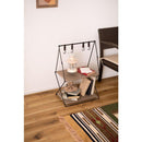 ハンギングラック 吊り下げ フック 収納 ワゴン ラック 棚 折りたたみ 折り畳み 玄関 リビング ガレージ おしゃれ カジュアル インテリア アウトドア キャンプ 【納期B】【azm-mip-72】