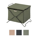 収納ボックス 折りたたみ 折り畳み バスケット 収納 かご カゴ おしゃれ ミリタリー調 おしゃれ アメリカン カジュアル デザイン 黒 ブラック 緑 グリーン BOX 【納期B】【azm-mip-75】