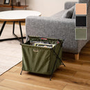 収納バスケット カゴ かご 小物入れ 折り畳み 折りたたみ リビング 玄関 ダイニング 寝室 子供部屋 書斎 お菓子入れ スリッパスタンド マガジンラック 持ち運び 【納期A】【azm-mip-76】