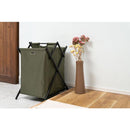 収納バスケット カゴ かご 籠 カバン 小物入れ 折り畳み 折りたたみ リビング 玄関 ダイニング 寝室 子供部屋 書斎 お菓子 雑貨 スリッパ 本 書類 持ち運び 便利 【納期B】【azm-mip-77】