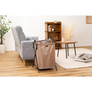 収納バスケット カゴ かご 籠 カバン 小物入れ 折り畳み 折りたたみ リビング 玄関 ダイニング 寝室 子供部屋 書斎 お菓子 雑貨 スリッパ 本 書類 持ち運び 便利 【納期B】【azm-mip-77】