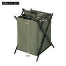 収納バスケット カゴ かご 籠 カバン 小物入れ 折り畳み 折りたたみ リビング 玄関 ダイニング 寝室 子供部屋 書斎 お菓子 雑貨 スリッパ 本 書類 持ち運び 便利 【納期B】【azm-mip-77】