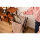 収納バスケット カゴ かご 籠 カバン 小物入れ 折り畳み 折りたたみ リビング 玄関 ダイニング 寝室 子供部屋 書斎 お菓子 雑貨 スリッパ 本 書類 持ち運び 便利 【納期B】【azm-mip-77】