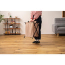 収納バスケット カゴ かご 籠 カバン 小物入れ 折り畳み 折りたたみ リビング 玄関 ダイニング 寝室 子供部屋 書斎 お菓子 雑貨 スリッパ 本 書類 持ち運び 便利 【納期B】【azm-mip-77】