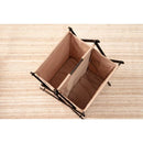 収納バスケット カゴ かご 籠 カバン 小物入れ 折り畳み 折りたたみ リビング 玄関 ダイニング 寝室 子供部屋 書斎 お菓子 雑貨 スリッパ 本 書類 持ち運び 便利 【納期B】【azm-mip-77】