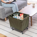 バスケットワゴン キャスター付き 収納 棚 ラック 玄関 寝室 洗面所 ランドリー シンプル おしゃれ カジュアル 収納ワゴン バスケット 入れ物 【納期B】【azm-mip-78】