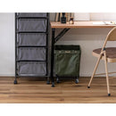 バスケットワゴン キャスター付き 収納 棚 ラック 玄関 寝室 洗面所 ランドリー シンプル おしゃれ カジュアル 収納ワゴン バスケット 入れ物 【納期B】【azm-mip-78】