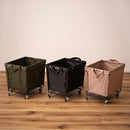 バスケットワゴン キャスター付き 収納 棚 ラック 玄関 寝室 洗面所 ランドリー シンプル おしゃれ カジュアル 収納ワゴン バスケット 入れ物 【納期B】【azm-mip-78】