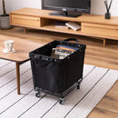 バスケットワゴン キャスター付き 収納 棚 ラック 玄関 寝室 洗面所 ランドリー シンプル おしゃれ カジュアル 収納ワゴン バスケット 入れ物 【納期B】【azm-mip-78】