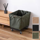 バスケットワゴン キャスター付き 収納 棚 ラック 玄関 寝室 洗面所 ランドリー シンプル おしゃれ カジュアル 収納ワゴン バスケット 入れ物 【納期B】【azm-mip-78】