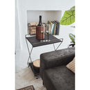 ワゴン サイドワゴン 2段 キャスター付き 折りたたみ 折り畳み ワゴン ラック 棚 シンプル コンパクト スリム 収納 すき間 隙間 【納期B】【azm-mip-82】