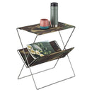 小物ラック 収納 棚 折りたたみ 持ち運び 迷彩柄 カモフラ アウトドア キャンプ 屋外 【納期B】【azm-mip-91】