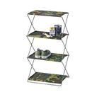 シェルフ 折りたたみ 棚 収納 おしゃれ アメリカン インテリア グリーン 緑 ネイビー 紺色 スタイリッシュ かっこいい 収納棚 【納期B】【azm-mip-94】