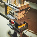 シェルフ 折りたたみ 棚 収納 おしゃれ アメリカン インテリア グリーン 緑 ネイビー 紺色 スタイリッシュ かっこいい 収納棚 【納期B】【azm-mip-94】