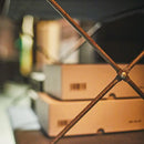 シェルフ 折りたたみ 棚 収納 おしゃれ アメリカン インテリア グリーン 緑 ネイビー 紺色 スタイリッシュ かっこいい 収納棚 【納期B】【azm-mip-94】