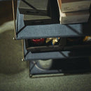 シェルフ 折りたたみ 棚 収納 おしゃれ アメリカン インテリア グリーン 緑 ネイビー 紺色 スタイリッシュ かっこいい 収納棚 【納期B】【azm-mip-94】