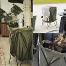 バスケット カゴ かご 籠 収納 ラック 洗濯物入れ ランドリーバスケット 折りたたみ 折り畳み キャンプ アウトドア 携帯 持ち運び スリム コンパクト 【納期B】【azm-mip-98】